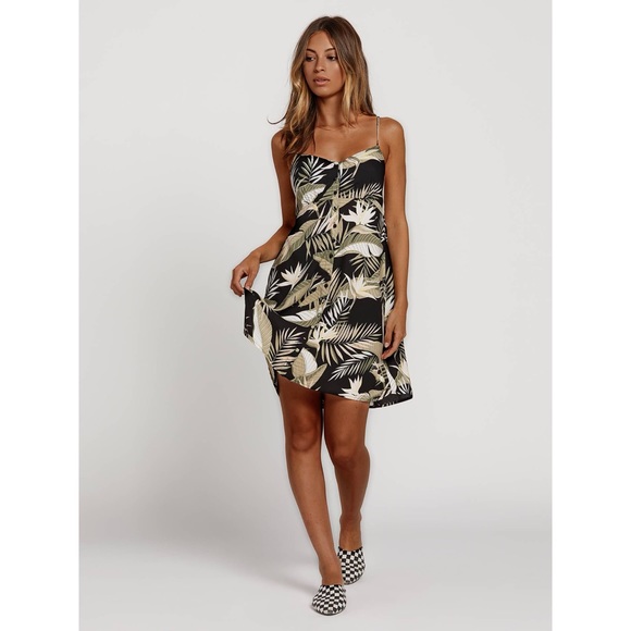 Volcom• Hey Bud Cami Dress Tropical - Picture 14 of 14